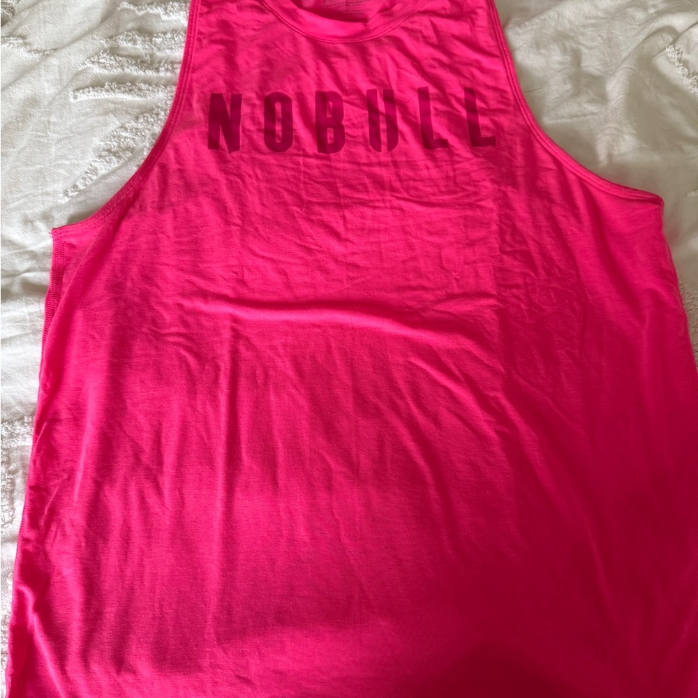 NOBULL Bright Pink Sleeveless Top